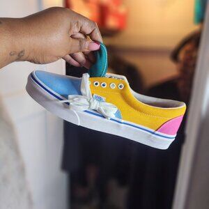 Vans canvas multicolor sneakers